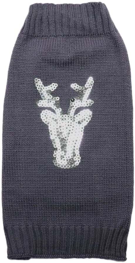 Christmas Dog Sweater with Embroidery 