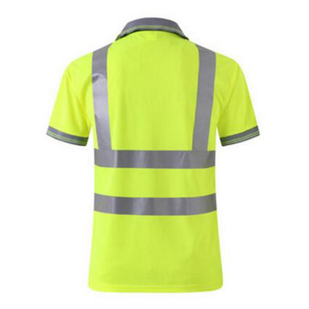 safety yellow dri fit shirts