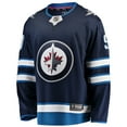 thumbnail image 2 of Men's Fanatics Alex Iafallo Navy Winnipeg Jets Home Premier Breakaway Player Jersey, 2 of 3