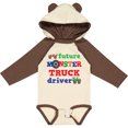 thumbnail image 3 of Inktastic Monster Truck Future Driver Boys Long Sleeve Baby Bodysuit, 3 of 5