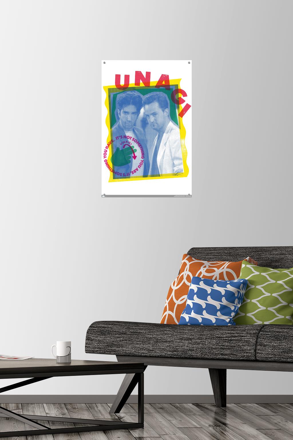 Friends - Unagi Wall Poster with Push Pins, 14.725" x 22.375"