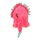 goDog Dinos Chew Guard Bruto Dog Toy, Purple, Small goDog Dinos Chew Guard Bruto Dog Toy, Purple, Small