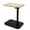 Natural, variant on Beuway 15.7"Small End Table,360°Swivel Top & Adjustable Height Sofa C-Shaped Side Table for Living Room/Bedroom,Black