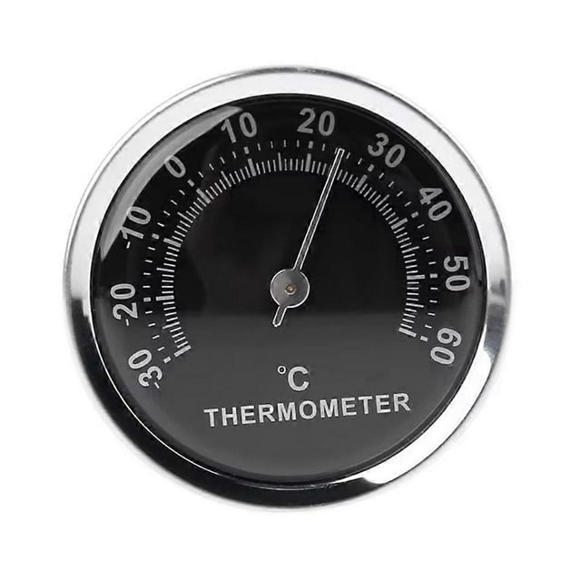 Mini Indoor and Outdoor Mechanical Thermometer-30-60 , with Double-Sided Stickers, High Tools