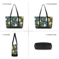 thumbnail image 6 of FORMRS Canvas Laptop Tote Bag for Women with 15.6" Computer Compartments Shoulder Handbag, Yellow Lemons, 6 of 7