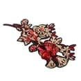 thumbnail image 4 of Parches Decorativos BLESIY de Lentejuelas para Chaqueta Sombrero Ropa Rojo Flor de Hierro, 4 of 7