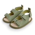 thumbnail image 1 of Nuevo Lona PU Bebé Antideslizante Sandalias Niños Verano Niño Moda Zapatillas De Deporte Zapatos De 0-18 Meses, 1 of 4