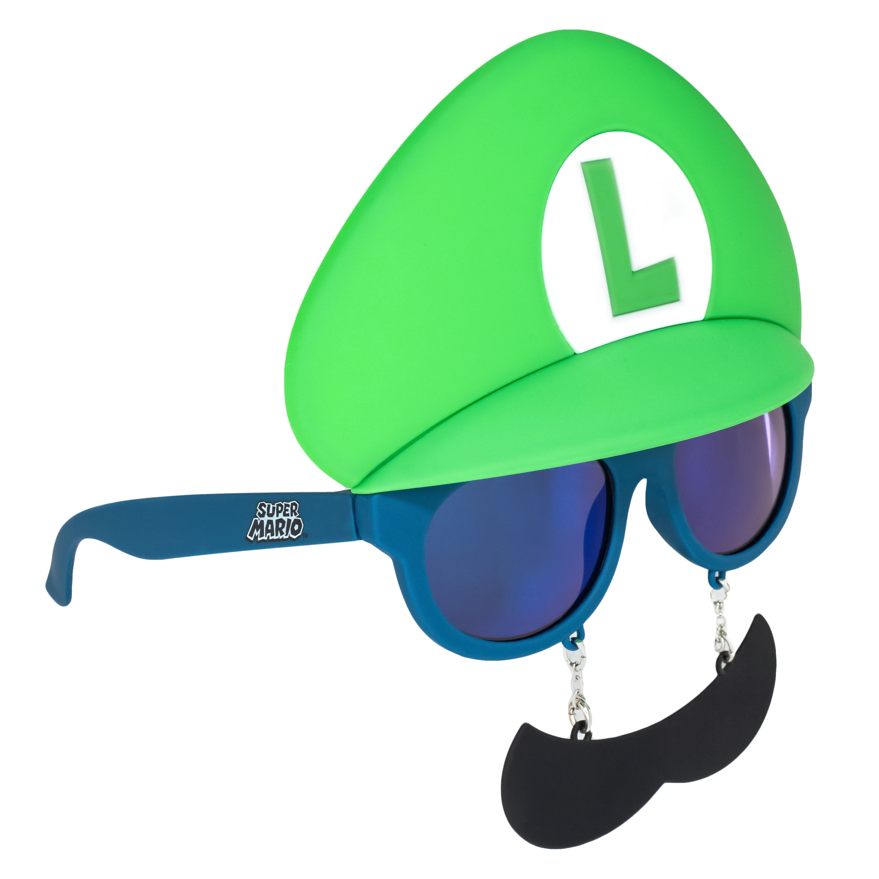 Nintendo Luigi Mustache  Costume Sunglasses by Sun-Staches