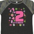 thumbnail image 4 of Inktastic I'm Two, Let's Party 2nd Birthday Girls Toddler T-Shirt, 4 of 5