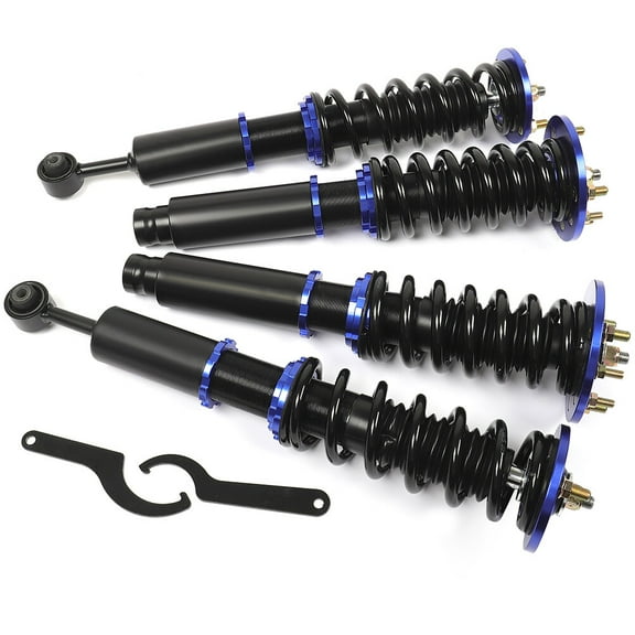 AUTOMUTO Coilover Struts Suspension Coilover Shocks Height Adjustable Fit for 2001-2003 for Acura CL, 1999-2003 for Acura TL, 1998-2002 for Honda for Accord - Blue