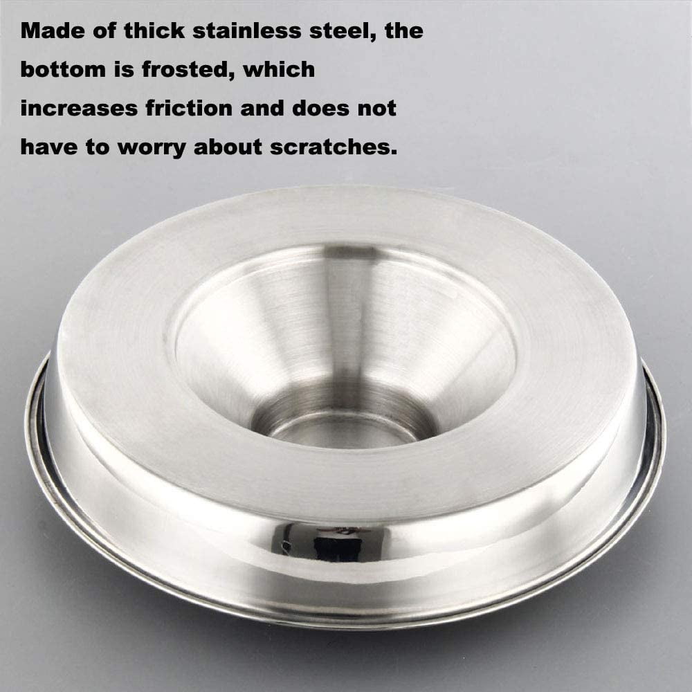 Paraugas Stainless Steel Dog Bowl  Hammered Puppy Litter Food Feeding Weaning for Puppy Food，Puppy Supplies，Stainless Dog Food Bowls， for Large Dogs, Pets Feeder Bowl and