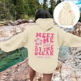 thumbnail image 4 of Vixolx Womens Printed Hoodies Cute Drawstring Hooded Sweatshirt Oversized Long Sleeve Pullover Tops with Kangaroo Pocket Fall Fashion Clothes, 4 of 6