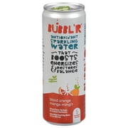 BUBBL'R Antioxidant Sparkling Water, blood orange mango mingl'r, 12 fl oz Can