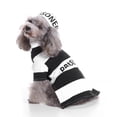 thumbnail image 1 of Disfraz de Prisionero para Mascotas ANGGREK Ropa de Cosplay de Halloween Uniforme Resistente para Perros y Gatos, 1 of 7