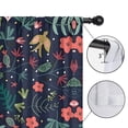 thumbnail image 4 of Blackout Kids Curtains,Pioneer Flower Floral Print Pattern Childrens Insulated Curtains Set Of 2,Bedroom Essentials,Toddler Room Decor 52"x63", 4 of 5