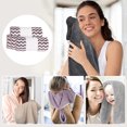 thumbnail image 5 of Toalla de color suave y absorbente de punto por urdimbre de alta densidad de terciopelo coral de 4 Uds para lavado de cara de adultos y uso doméstico, 5 of 5