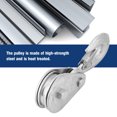 thumbnail image 1 of Pulley Block,1 Pcs High Strength Steel Single Wheel Lifting Rope Pulley Block, 1 of 8