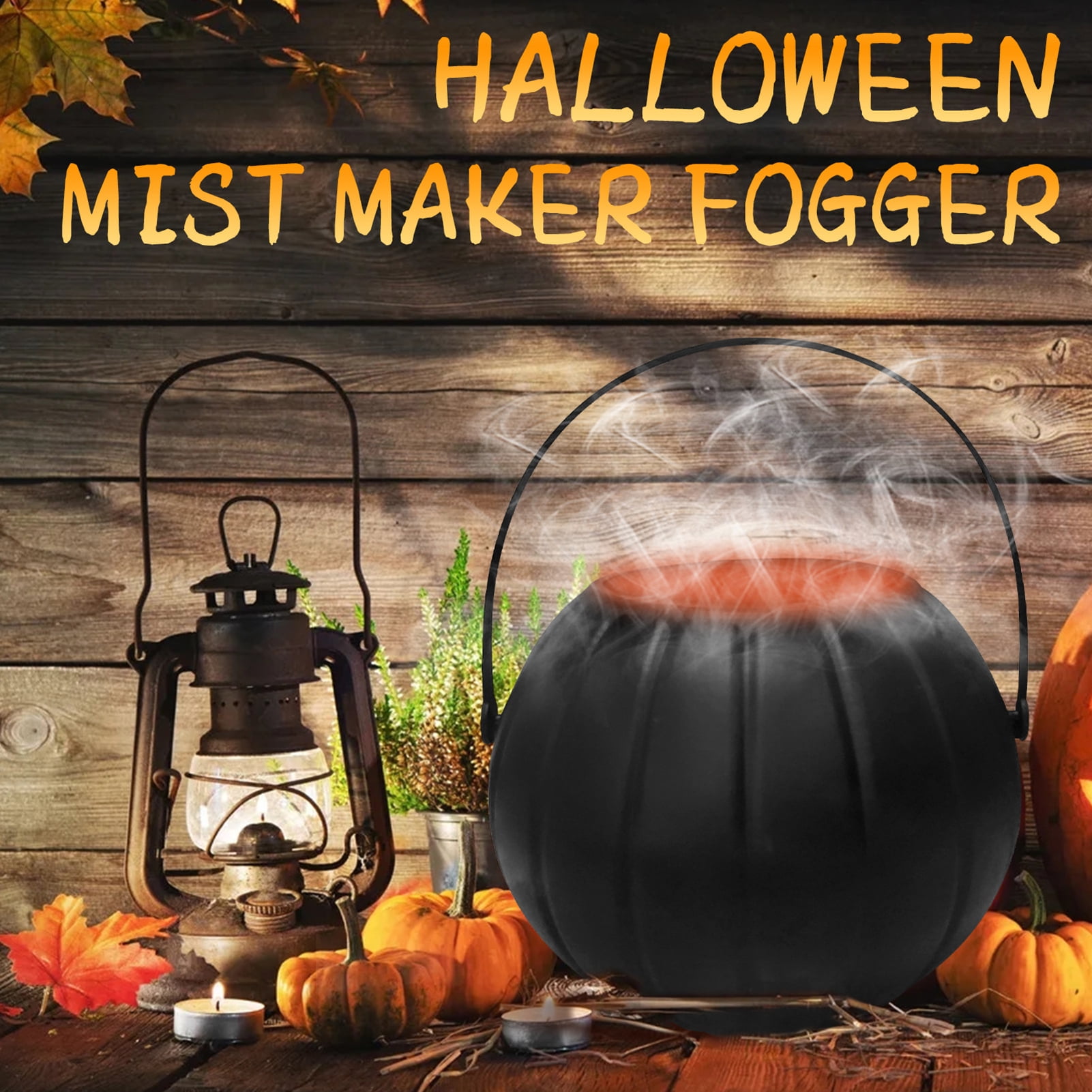 Cheer US Halloween Mist Maker Fogger,Witch Cauldron Fog Maker Water