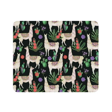 UPC: 0731969790465 | OTM Essentials Black Mouse Pad Llama Dance