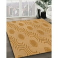 thumbnail image 2 of Ahgly Company Indoor Square Patterned Neon Orange Area Rugs, 6' Square, 2 of 6
