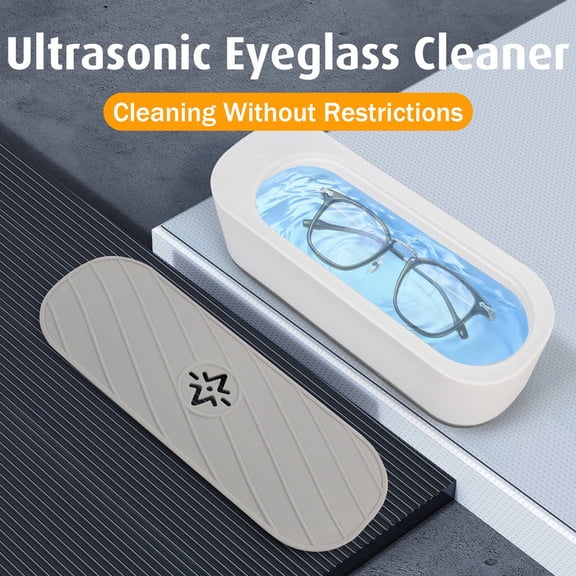 Ultrasonic Jewelry Cleaner: 48kHz Ring Cleaner, 24W Sonic Cleaner, suitable for jewelry, eyewear, ring clasps, and watch straps. Ideal for home and travel use.