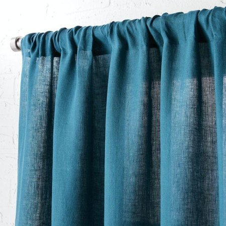 UPC 490680333398 product image for Threshold Blue Linen Window Panel Curtain | upcitemdb.com
