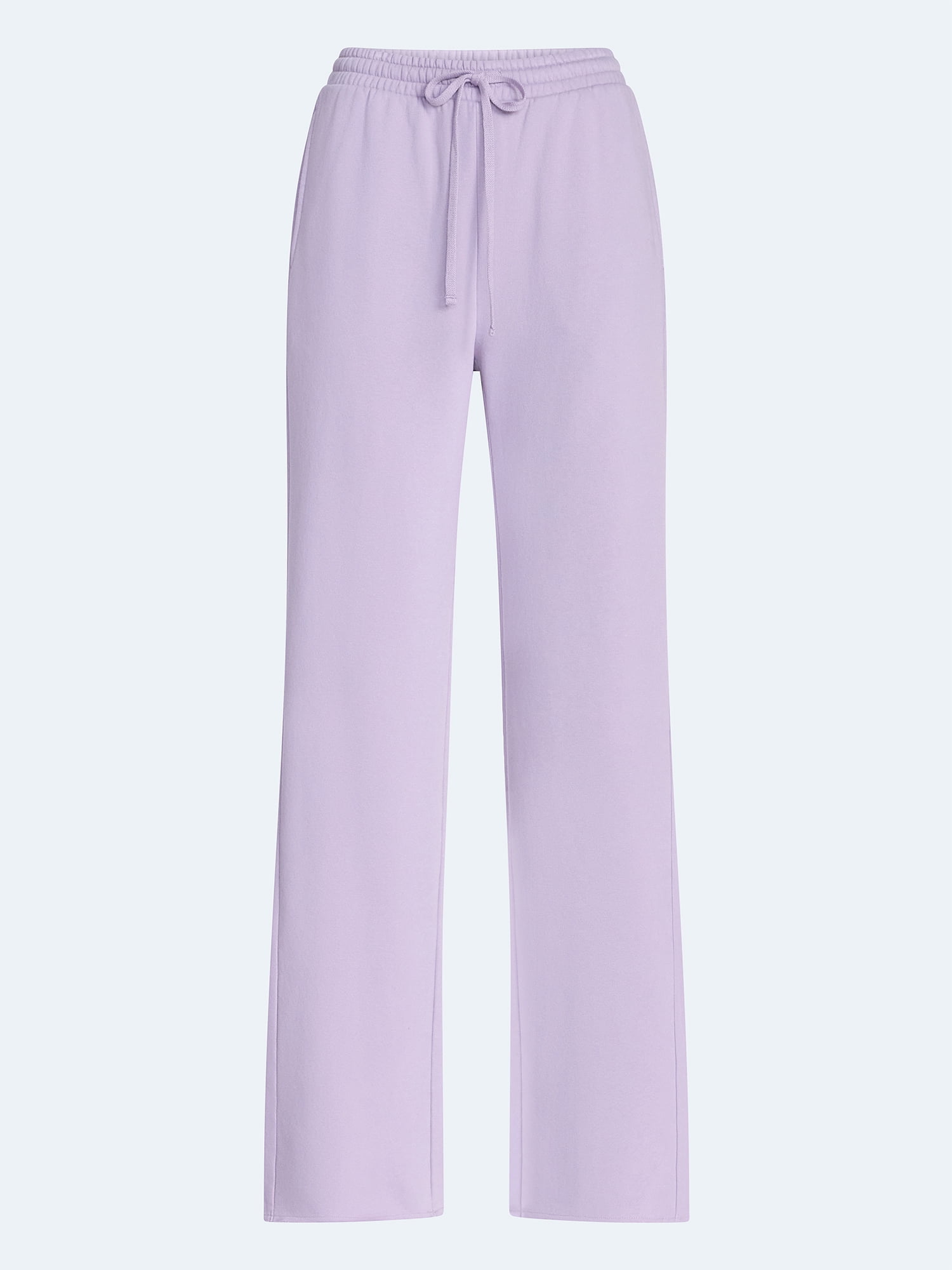 Scoop Women's and Women's Plus Mineral Wash Fleece Flare Leg Sweatpant, Sizes XS-4X