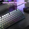 thumbnail image 6 of ATTACK SHARK R82HE Rapid Trigger Wired Mechanical Gaming Keyboard TKL NKRO RGB with 8K Polling,0.005mm Accuracy,256K Scan Rate,5 Layer Sound Damped,Hall Effect Magnetic Switch for PC Mac(Moonlight), 6 of 9