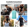 thumbnail image 5 of Kdxio Blue And Turquoise for Men's Muscle T-shirt,Sleeveless for Workout Running Athletic Gym Lounge Casual, 5 of 5
