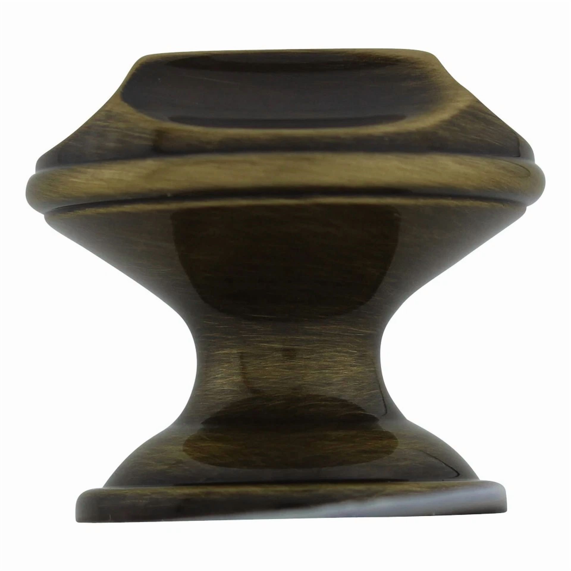 CRESTIN- Antique Style Cabinet Knob Solid Brass 1" Dia Drawer Knob Renovators Supply