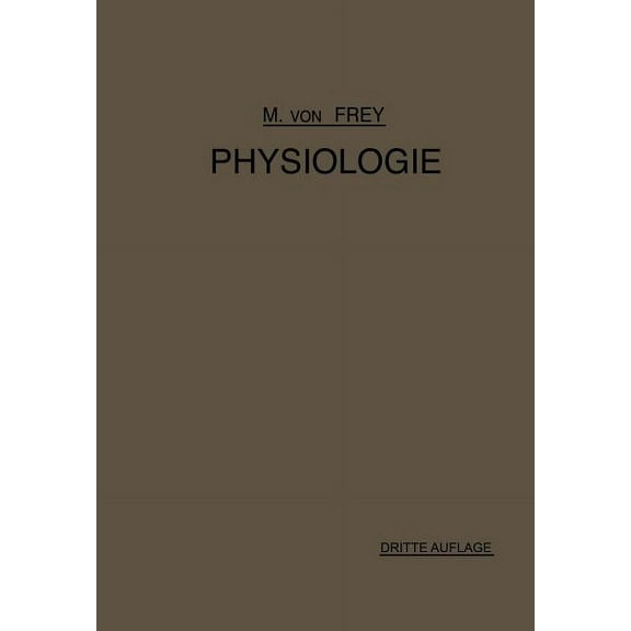 Vorlesungen Über Physiologie, (Paperback)