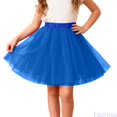 thumbnail image 2 of Fozruso Girls Tutu Skirt Girls Tutu Skirt With Elastic Waistband Layered Dance Skirt For Kids Party Performance And Play(Blue), 2 of 6