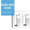 thumbnail image 4 of 100pcs Hooks for Outdoor String Lights Clips with Adhesive Strips - Waterproof, UV-Resistant, No-Damage, Tool-Free Installation for Christmas, Patio, Garden Balcony Decor, Cable Holders for Hanging, 4 of 9