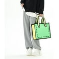 thumbnail image 2 of Canvas Tote Bag for Women 2D Drawing Cartoon Bag Anime 3D Style Handbag Cute Shoulder Tote Purse Trendy, 2 of 6