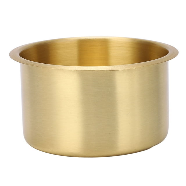 Bottle Holder, Sturdy Durable Drink Cup Stand Copper Plated Stainless Steel For Poker Tables For