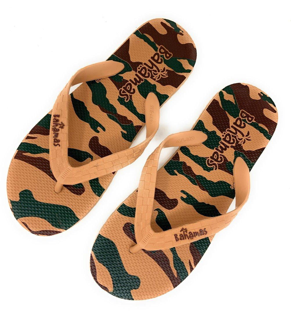 Bahamas Flip Flops Sandals Slippers for Men Comfort Beach Fun Prints