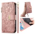 thumbnail image 2 of Flip Case for FOXDOCK OPPO Reno 13 Pro Kickstand Viewing Gift Choice Floral Embossed Full Protection Wallet Function, 2 of 6