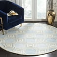 thumbnail image 2 of SAFAVIEH Precious Normina Geometric Area Rug, Mist Blue, 4' x 6', 2 of 8