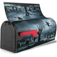 thumbnail image 3 of Halloween Mailbox Covers Magnetic Standard Size 18" X 21" Hand Rising Out Mailbox Cover Decorations Wrap, 3 of 6
