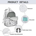 thumbnail image 4 of French Bulldog Backpack for School,Cute School Bag,Schoolbag with Adjustable Shoulder Straps & Padded Back,13.4"x11"x4.7", 4 of 6