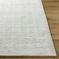 thumbnail image 4 of Hauteloom Urian Wool Living Room, Bedroom Area Rug - Contemporary - Light Silver, Silver Gray - 5' x 8', 4 of 7