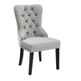 thumbnail image 1 of Verona Dining Chair with Nail Head Trim, Grey, 1 of 2