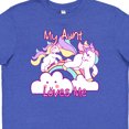 thumbnail image 4 of Inktastic My Aunt Loves Me Unicorn Youth T-Shirt, 4 of 5