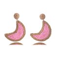 thumbnail image 3 of Pendientes colgantes en forma de luna Vintage Minnieouse Rosa claro 1 par, 3 of 6
