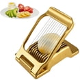 thumbnail image 6 of WUXIAB Multifunctional 304 Stainless Steel Egg Slicer,Hard Boiled Century Egg Cutter,Strawberry Avocado Slicer,Sturdy Compact Kitchen Gadget,One-Step Easy Operation,Space-Saving Small Kitchen Tool, 6 of 9