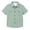 1Light Green, variant on Krdevn Boys Solid Color Linen Short Sleeve Button Down Shirt Casual Dress Shirt with Pockets (5-14 Years)