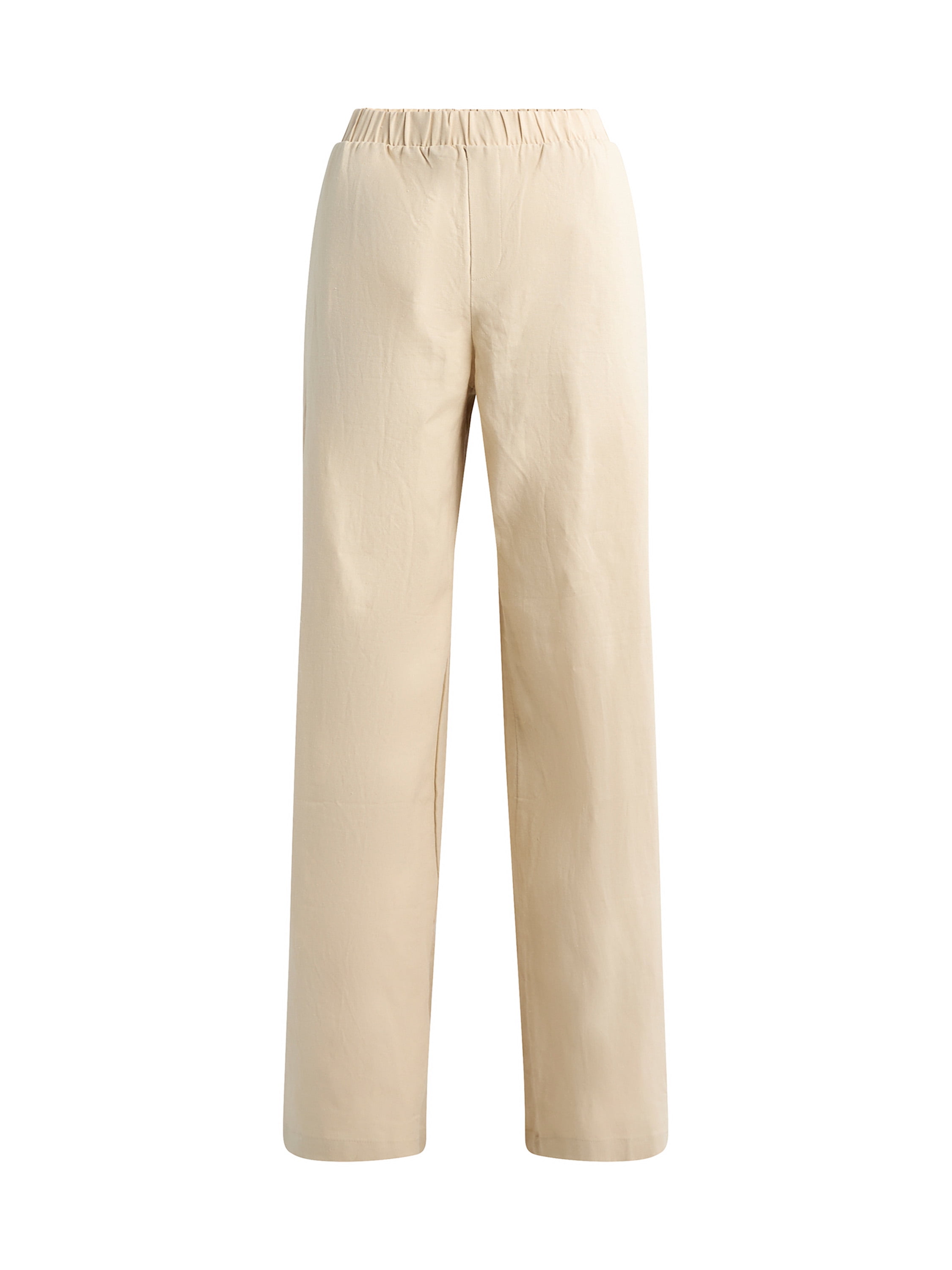 パンツ 80s GOOUCH Linen Tapered Slacks Ivory 32 LizaGZ Linnen trousers in stone gray color