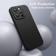 thumbnail image 5 of JETech Magnetic Silicone Case for iPhone 13 Pro 6.1-Inch, Compatible with MagSafe, Phone Cover with Camera Lens Full Protection (Black), 5 of 6