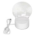 thumbnail image 1 of 3D LED Night Light Lamp Base with Acrylic USB Powered LED Decorative Lamp Base for Bedroom Living Room Deer, 1 of 5