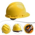 thumbnail image 4 of BTOER 1pcs Abs Safety Helmet Construction Site Helmet Engineering Construction V-Type ABS Safety Helmet Engineered For Construction, 4 of 9